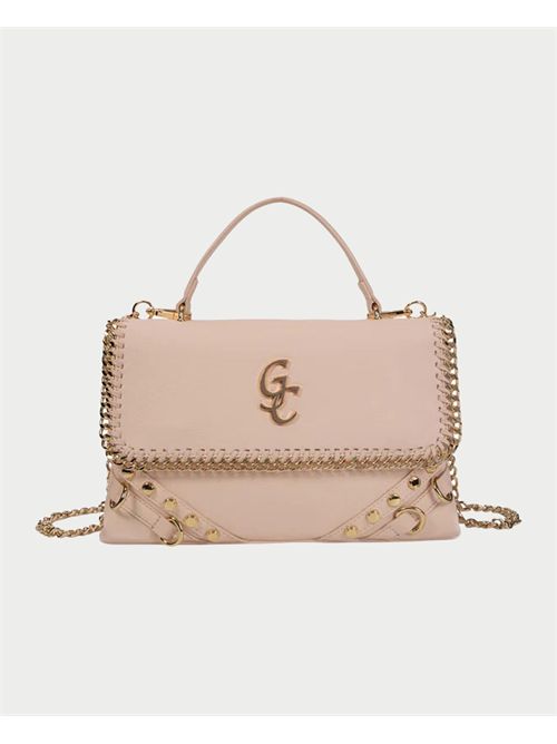 Clio Gio Cellini bag with gold logo GIO CELLINI | JJ049BEIGE